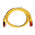 14 foot Shielded Cat6A Yellow Patch Cables