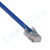 CAT5e Plenum - 6 Inch Plenum Rated Patch Cable, Blue