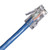 Plenum Rated Cat6 Cable, 25' Blue