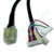 custom 13 pin robotic coiled cable with 4 different ends