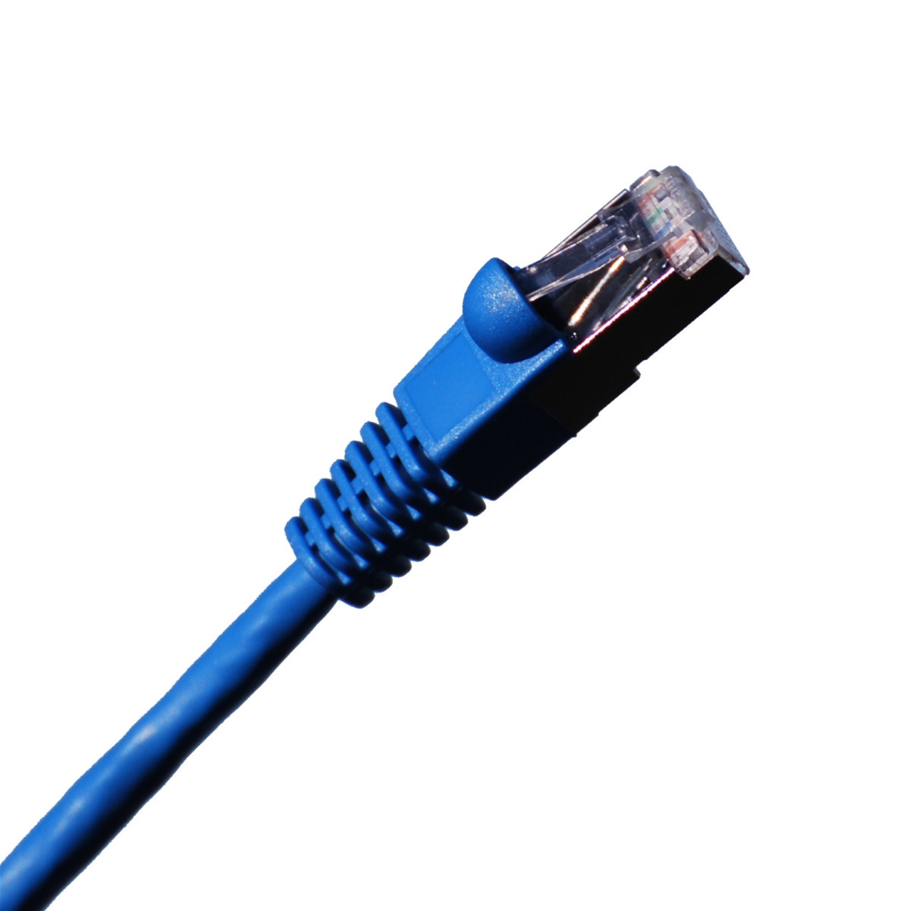 Micro Connectors 50-ft Cat 7 Blue Ethernet Cable in the Ethernet Cables  department at