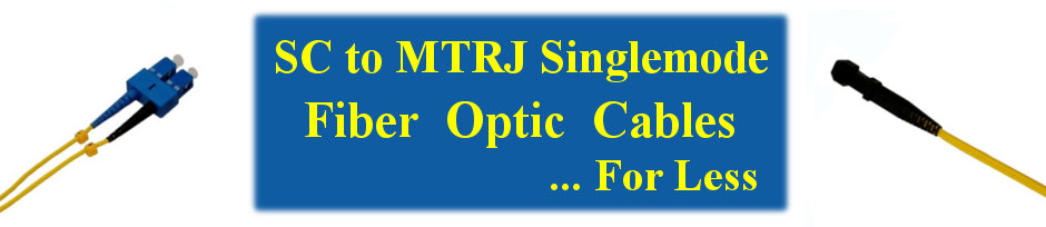 SC to MTRJ Singlemode Fiber