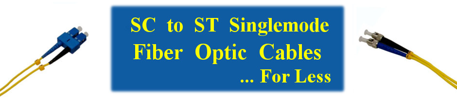 Singlemode SC-ST-Fiber Optic Patch Cables