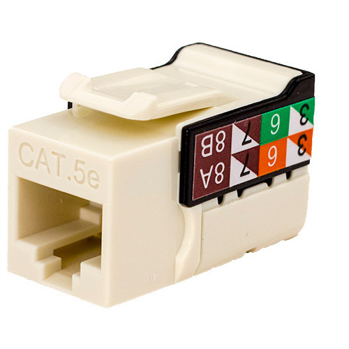 5 Prese RJ45 Cat8 Keystone Schermate In Metallo, Senza Attrezzi, 40 Gbit/s, Compatibili Cat5, Cat6, Cat7 - 2