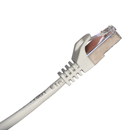 Shielded CAT5 Cable 1 Foot Gray Cat5 STP Cables