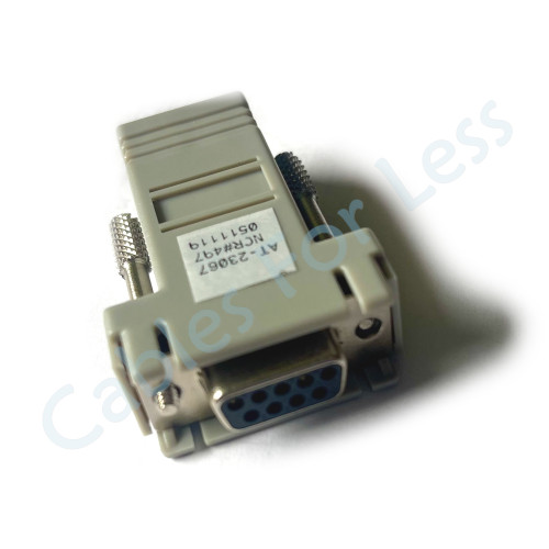 RJ45 (8P8C) To DB9 Female Adapter