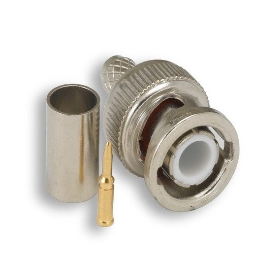3 Piece Crimp On Connectors Rg59 Bnc Cables For Less