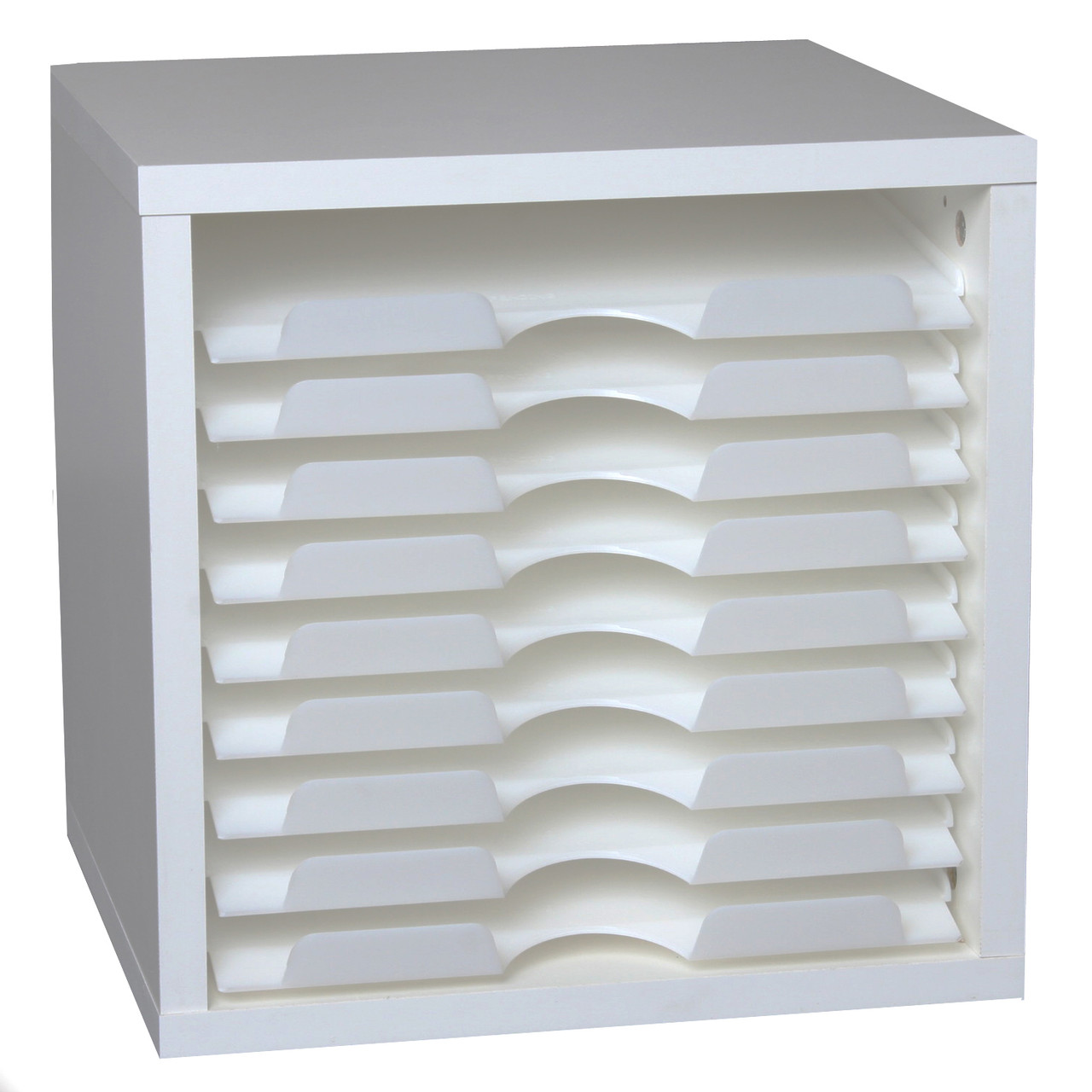 Storage Cube for Stackable Drawers or Paper Shelves