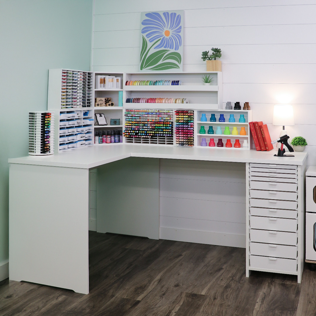 BCO 4x6 L-Shape Craft Desk