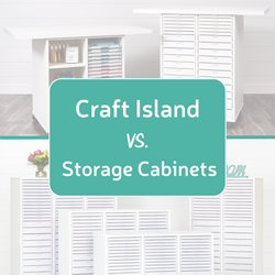 Craft Island vs. Storage Cabinets: What Does Your Space Need?  Craft Island vs. Storage Cabinets: What Does Your Space Need?