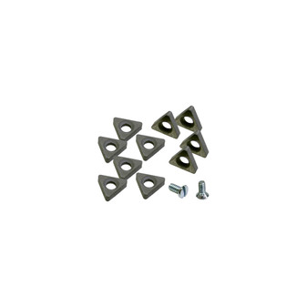 Ranger 10 Positive Rake Carbide Cutting Tips With 2 Screws / For Use With RL-8500 & RL-8500XLT - ranger_rake_carbide_cutting_tips_replacement_parts_5150099.jpg