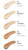 O! Wow Foundation Swatches O! Wow Foundation Swatches