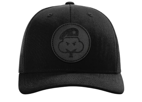 Cotton Commando Black on Black - Richardson 112 Hat - COMING SOON