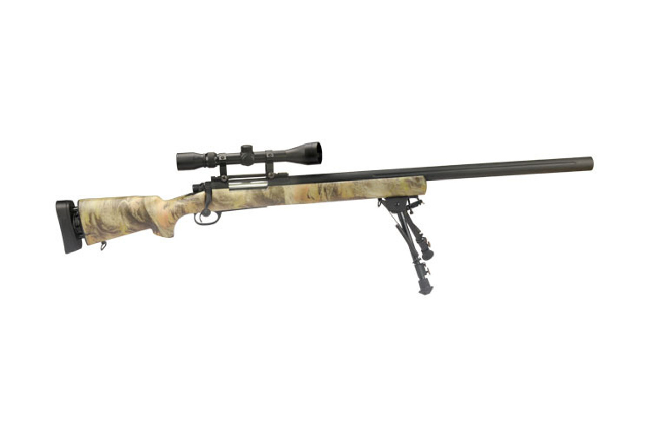 snow wolf m24 sniper rifle with scope bipod camo rambo airsoft snow wolf m24 sniper rifle with scope bipod camo rambo airsoft