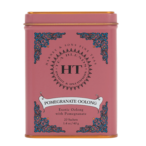 Harney & Sons HT Pomegranate Oolong Tea 20 Sachet Tin