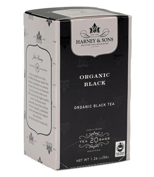 Harney & Sons Organic Black Tea 20 Premium Teabags