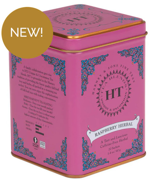 HT Harney & Sons Raspberry Herbal Tea (20 sachets)