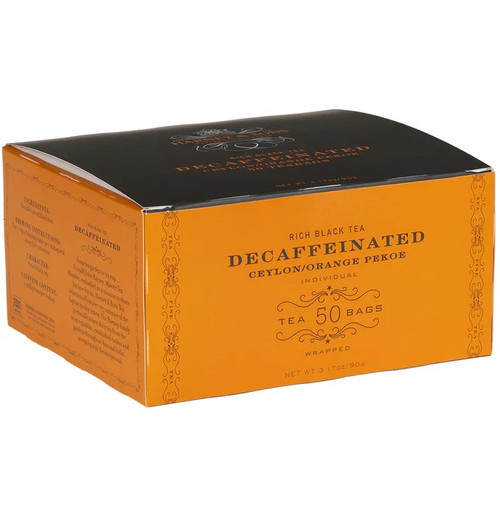 Harney & Sons Decaf Orange Pekoe (Ceylon) 50 Premium Teabags