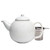 Ceramic Teapot with Stainless Steel Infuser (45 oz)