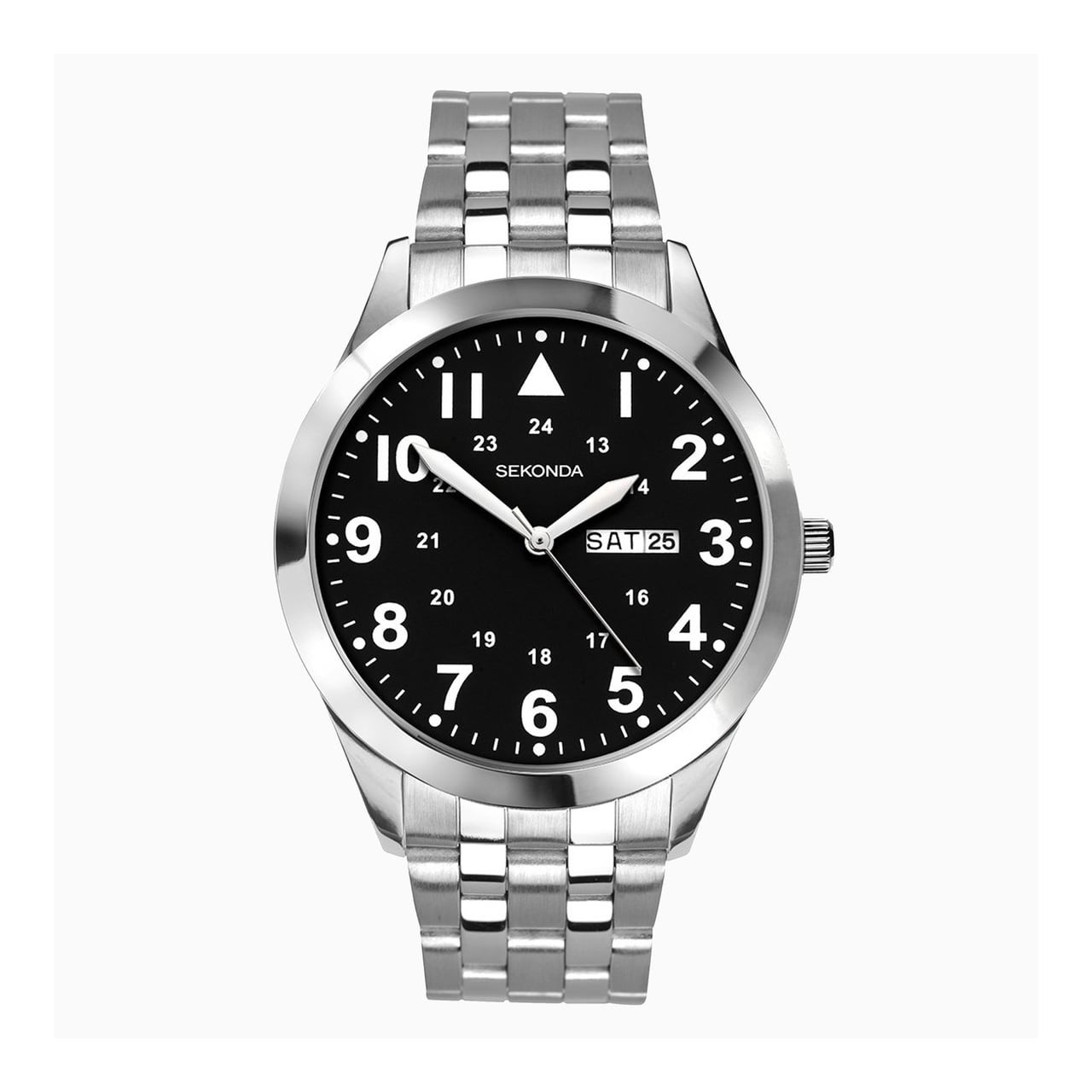 Sekonda Gents Classic Stainless Steel Bracelet Watch 1663