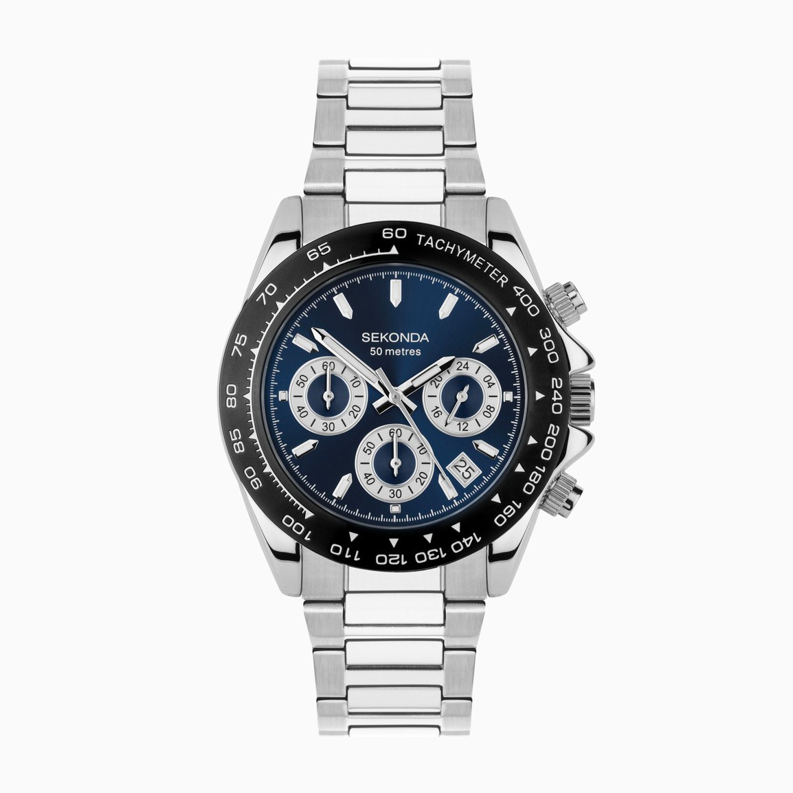 Sekonda Circuit Chronograph Gents Stainless Steel Bracelet with