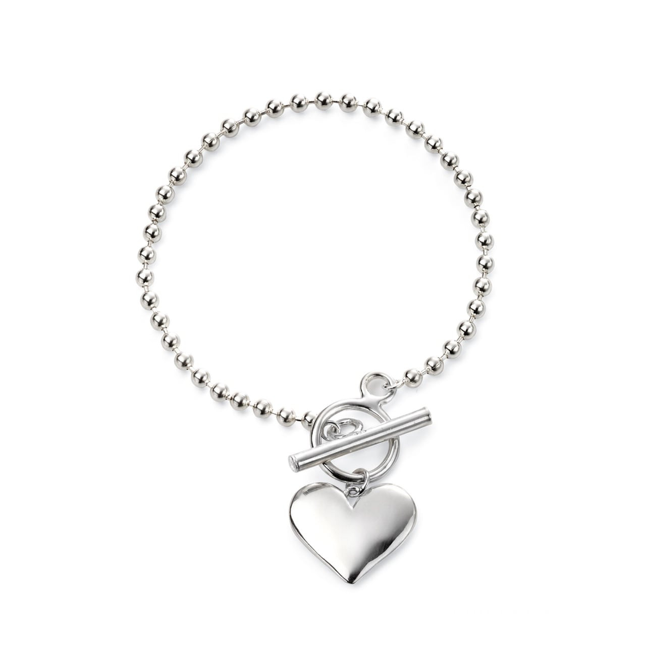 Heart pull chain on sale bracelet