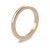 18ct Rose Gold 2mm D Shape Wedding Band Heavy Weight Portrait