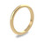 18ct Yellow Gold 2mm D Shape Wedding Band Classic Weight Portrait