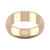 18ct Rose Gold 6mm D Shape Wedding Band Classic Weight Landscape