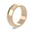 18ct Rose Gold 6mm D Shape Wedding Band Heavy Weight Portrait