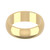 18ct Yellow Gold 6mm D Shape Wedding Band Classic Weight Landscape