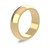 18ct Yellow Gold 6mm D Shape Wedding Band Heavy Weight Portrait