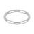9ct White Gold 2mm Court Wedding Band Classic Weight Landscape