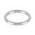 9ct White Gold 2mm Court Wedding Band Heavy Weight Landscape