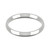 Platinum 2.5mm Court Wedding Band Light Weight Landscape