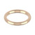 9ct Rose Gold 2.5mm Court Wedding Band Heavy Weight Landscape