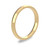 9ct Yellow Gold 2.5mm Court Wedding Band Classic Weight Portrait