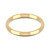 9ct Yellow Gold 2.5mm Court Wedding Band Classic Weight Landscape