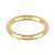 9ct Yellow Gold 2.5mm Court Wedding Band Heavy Weight Landscape