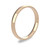 18ct Rose Gold 2.5mm Court Wedding Band Light Weight Portrait