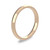 18ct Rose Gold 2.5mm Court Wedding Band Classic Weight Portrait