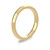 18ct Yellow Gold 2.5mm Court Wedding Band Heavy Weight Portrait