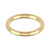 18ct Yellow Gold 2.5mm Court Wedding Band Heavy Weight Landscape