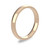 9ct Rose Gold 3mm Court Wedding Band Classic Weight Portrait
