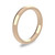 18ct Rose Gold 3mm Court Wedding Band Heavy Weight Portrait