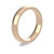 18ct Rose Gold 4mm Court Wedding Band Heavy Weight Portrait