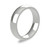 Platinum 5mm Court Wedding Band Heavy Weight Portrait