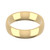 9ct Yellow Gold 5mm Court Wedding Band Classic Weight Landscape