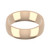 9ct Rose Gold 6mm Court Wedding Band Classic Weight Landscape