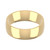 18ct Yellow Gold 6mm Court Wedding Band Light Weight Landscape